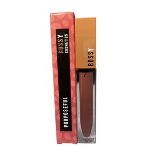 Bossy Cosmetics Purposeful Liquid Lipstick Brown Nude New in Box 0.20 fl oz